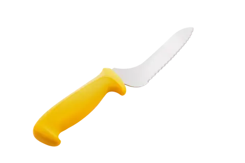 Mundial Y5620-7E Sandwich Offset Serrated Knife 5600 Series 7 inches Yellow 4.webp