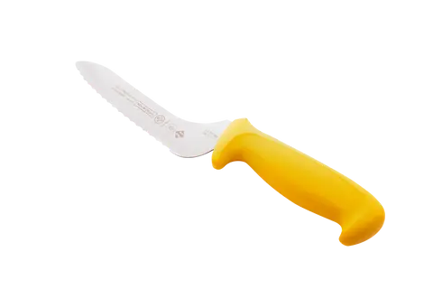 Mundial Y5620-7E Sandwich Offset Serrated Knife 5600 Series 7 inches Yellow 3.webp