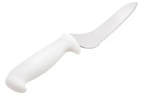Mundial W5620-7E Sandwich Knife Offset- Serrated Edge 5600 Series 7 inches White.webp