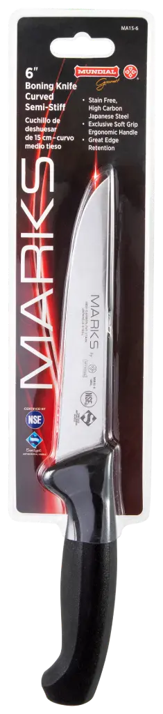 Mundial MA15-6 Boning Stiff Knife Extra-Wide Marks Series 6 inches Black 2.webp