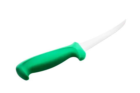 Mundial G5607-6 Boning Knife Curved Semi-Stiff 5600 Series 6 inches Green 2.webp
