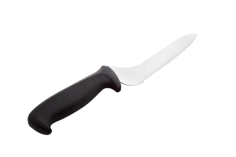 Mundial 5620-7E Bread Knife Offset Serrated 5600 Series 7 inches Black 2.webp