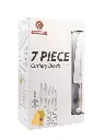 Mundial 4100-7 Knife Set With Wood Block Future Series 7-Piece Silver 5.webp
