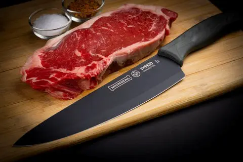 Mundial VX9900-5 Black Knife Set With Black Handle 5 Piece Plastic Blade Protectors 22.webp