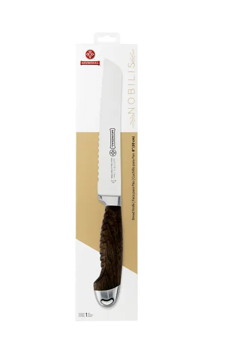 Mundial 3321-8E Bread Serrated Knife Nobilis Series 8 inches Wood 2.webp