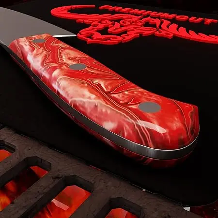 Giesser 227793068 Premium cut chef's knife, Red Diamond 5.webp