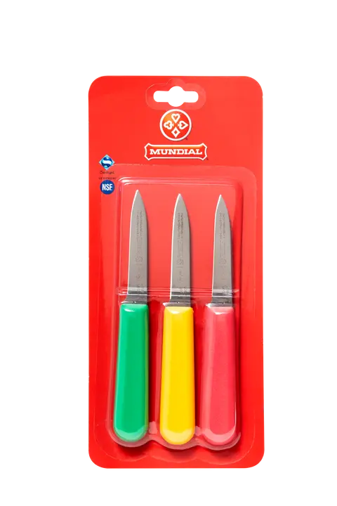 Mundial SCRYG5601-3 Paring Knife 5600 Series 3.25 inches Assorted Colors Set of 3
