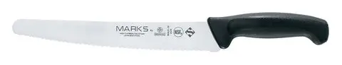 Mundial MA21-10E Bread Knife Serrated Edge Marks Series 10 inches Black