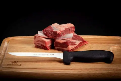 Mundial 5615-6 Boning Knife Extra-Wide Stiff 5600 Series 6.25 inches Black