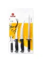 Mundial HS5600-4 Hunter's Knives 4-Piece Set Black