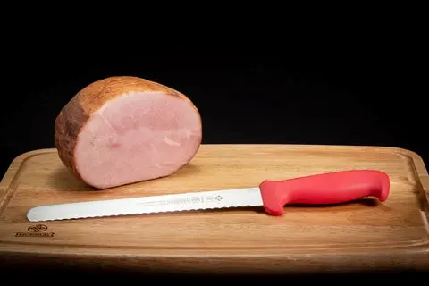 [5627-10] Mundial R5627-10E Utility Knife Slicing Serrated Edge 5600 Series 10 inches Red