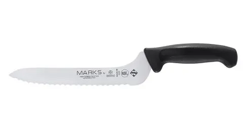 [20-9] Mundial MA20-9E Offset Bread Knife Serrated Edge Marks Series 9 inches Black