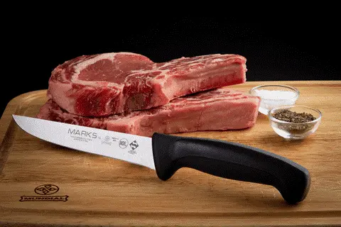 [15-6] Mundial MA15-6 Boning Stiff Knife Extra-Wide Marks Series 6 inches Black