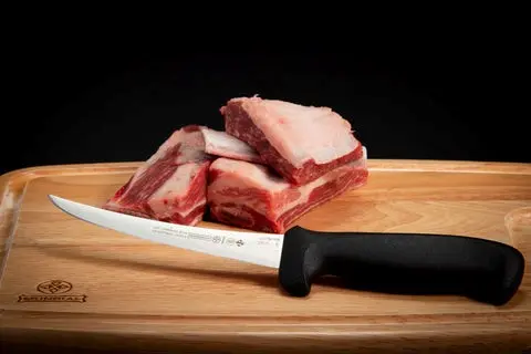 [5607-6] Mundial 5607-6 Boning Knife Curved Semi-Stiff 5600 Series 6 inches Black