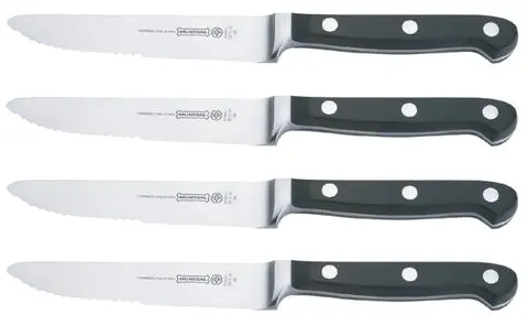 [5130] Mundial BP5130-5E Steak Serrated Knife 5100 Series 4-Piece Set Black