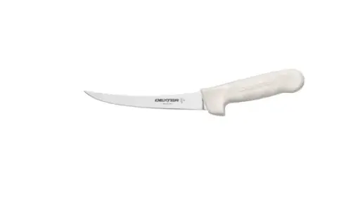 [1483] S131F-6 SANI-SAFE® 6" Flexible Curved Boning Knife
